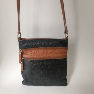 Genuine Leather Crossbody Purse (Made in Italy)